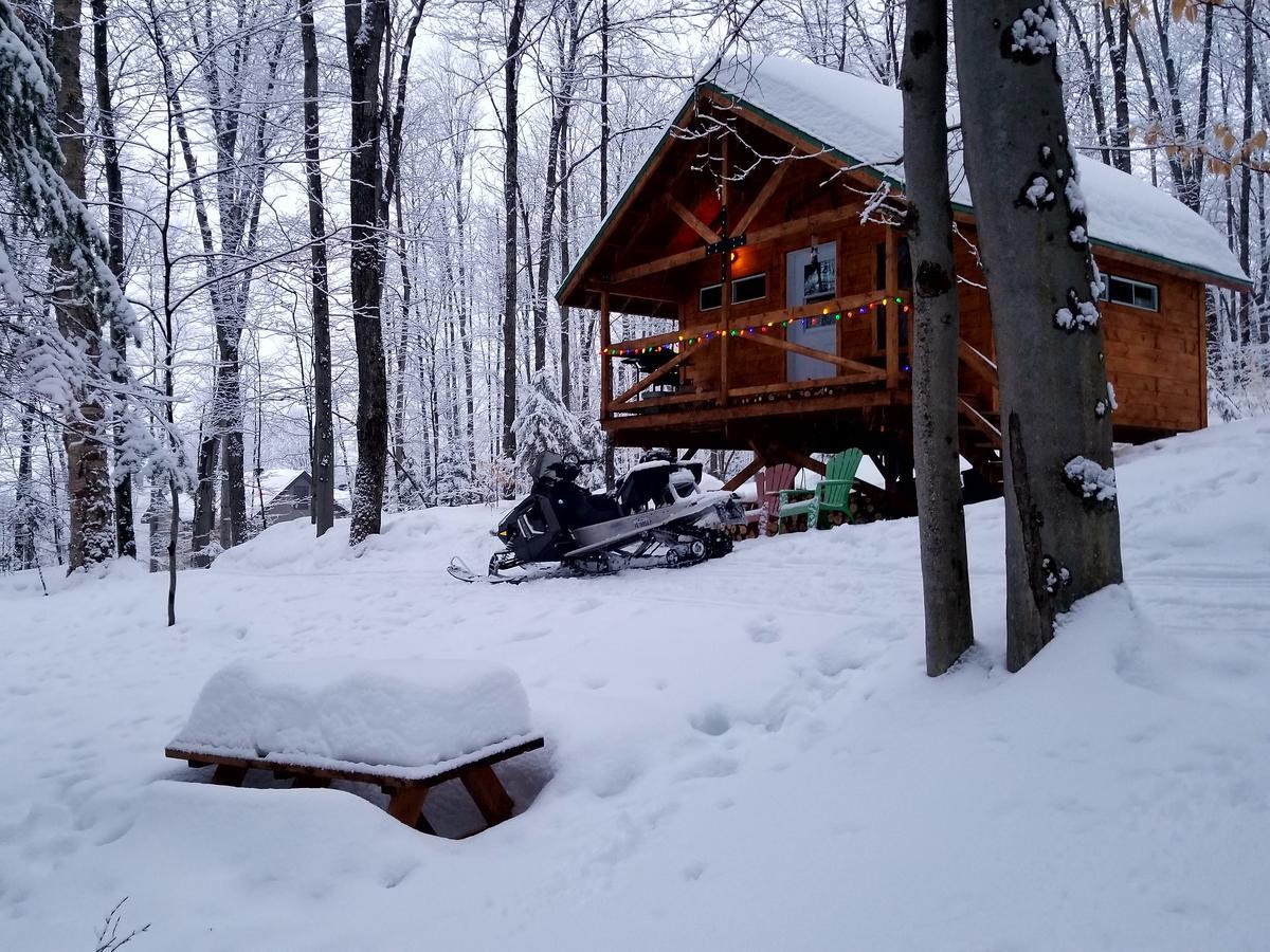 Les Cabines Nordik Des Piles Villa Saint-Jean-des Piles Exterior foto