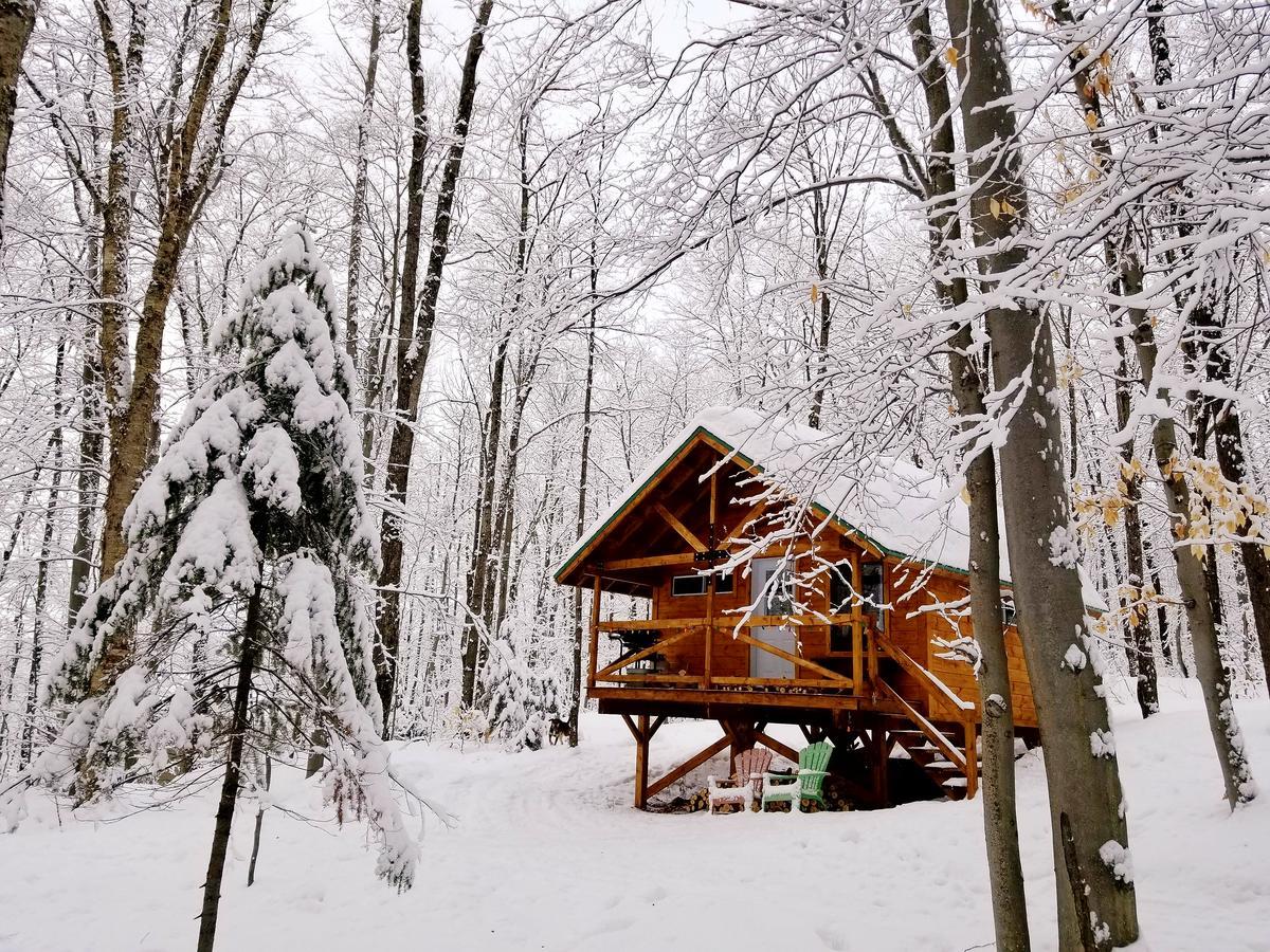 Les Cabines Nordik Des Piles Villa Saint-Jean-des Piles Exterior foto