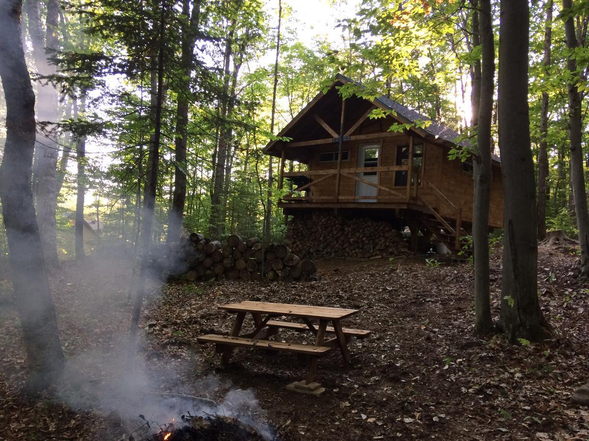 Les Cabines Nordik Des Piles Villa Saint-Jean-des Piles Exterior foto