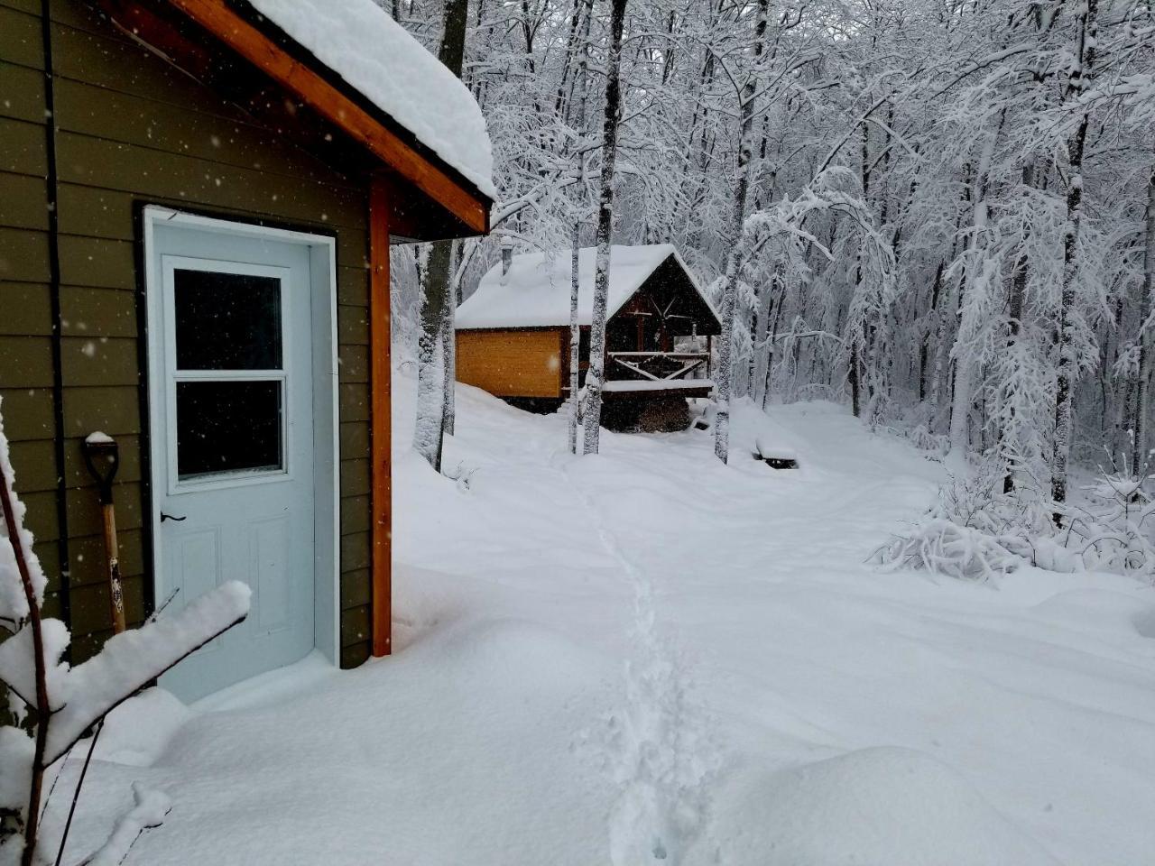 Les Cabines Nordik Des Piles Villa Saint-Jean-des Piles Exterior foto