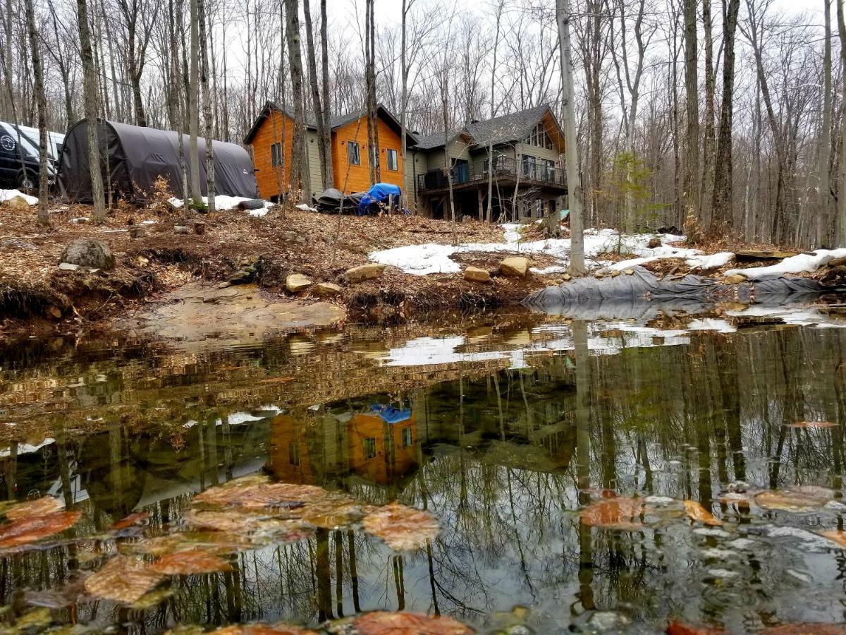 Les Cabines Nordik Des Piles Villa Saint-Jean-des Piles Exterior foto